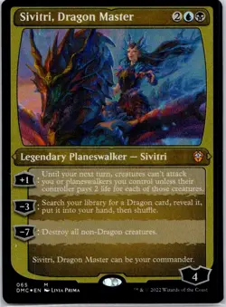 Sivitri, Dragon Master (Foil Etched) M Commander: Dominaria United 65 NM - Image 1