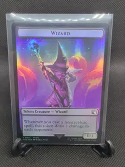 Bird (0017) | Wizard (0015) Double-Sided Token - Foil - MTG: Final Fantasy - FIN - Image 2