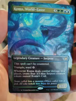 Koma, World-Eater (Borderless) Foundations Foil LP - Image 1