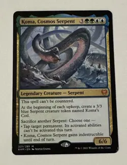MTG Koma, Cosmos Serpent - Kaldheim LP - Image 1