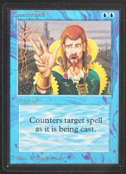Counterspell Beta MTG Card Magic: the Gathering 1993 - Image 1