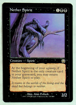 Nether Spirit - Mercadian Masques - 1999 - Magic the Gathering - Image 1