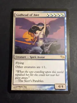 Godhead of Awe Shadowmoore Magic the Gathering LP - Image 1