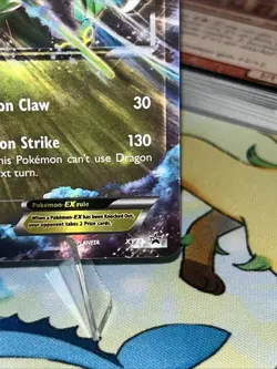 Pokemon TCG XY73 Rayquaza EX Black Star Promo Ultra Rare Holo Card LP Condition - Image 4