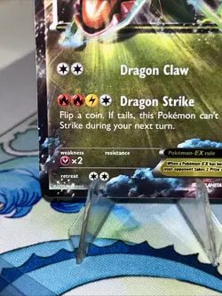 Pokemon TCG XY73 Rayquaza EX Black Star Promo Ultra Rare Holo Card LP Condition - Image 5