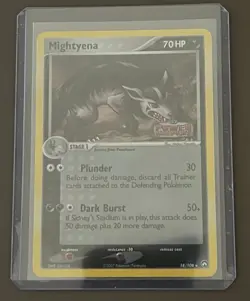 Mightyena Reverse Holo 18/108 - EX Power Keepers Pokemon - Image 3