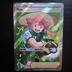 Pokemon TCG Milo Astral Radiance TG27/TG30 Ultra Rare Full Art Trainer NM - Image 1