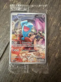 Pokemon TCG SEALED Team Rocket’s Wobbuffet #203 Promo SV:Destined Rivals ETB - Image 1