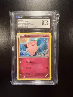 2016 Pokemon Generations Toys R Us Promo Clefairy Holo #50/83 CGC Nm 8.5 - Image 1