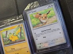 Pikachu Eevee 025/165 133/165 Pokemon Together 151 Poke Post Promo Sealed - Image 5