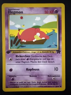 2000 Pokemon German 1st Edition Slowpoke Team Rocket 67/82 WOTC Vintage - Image 1