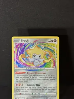 Pokemon TCG Jirachi 119/185 Amazing Rare Sword & Shield: Vivid Voltage NM - Image 3