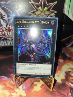 Dark Rebellion Xyz Dragon *ULTRA* LEDD-ENC32 Near Mint YUGIOH Effect Xyz Monster - Image 1