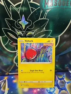 ❄087/264 Voltorb Common Pokemon Trading Card Sword & Shield Fusion Strike 2021 - Image 1