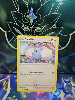 132/203 Swablu | Common | Pokemon Trading Card Game SWSH07 Evolving Skies TCG - Image 1