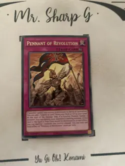 PENNANT OF REVOLUTION - 1st EDITION LED8-EN027 ENGLISH Yu-Gi-Oh! CARD RARE 2021 - Image 3