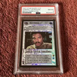 Star Wars CCG Reflections II Foil General Calrissian PSA 8 NM-MT Graded Card - Image 1