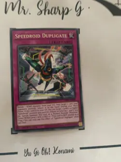 SPEEDROID DUPLIGATE - 1st EDITION LED8-EN008 ENGLISH Yu-Gi-Oh! CARD RARE KONAMI - Image 2