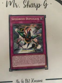 SPEEDROID DUPLIGATE - 1st EDITION LED8-EN008 ENGLISH Yu-Gi-Oh! CARD RARE KONAMI - Image 3