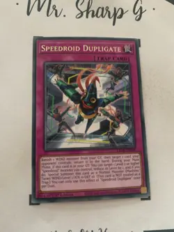 SPEEDROID DUPLIGATE - 1st EDITION LED8-EN008 ENGLISH Yu-Gi-Oh! CARD RARE KONAMI - Image 4