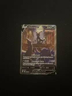 Umbreon V 189/203 Evolving Skies Ultra Rare Full Alt Art Holo Pokemon Card LP - Image 1