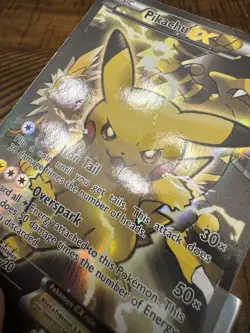 Pokemon Pikachu EX XY124 Black Star Promo 2016 Holo Card TCG - Image 3