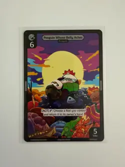 Vibes TCG Penguin Whose Belly Aches NON FOIL - Legend of the Lils Card # 133 - Image 1