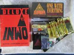 DELUXE FACTORY SET 450 ILLUMINATI INWO Card Game ASSASSINS DICE RED-BOX ENOUGH - Image 3