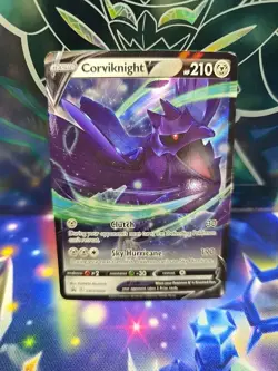 Corviknight V SWSH200 ULTRA RARE HOLO Black Star Promo Pokemon TCG Card - Image 1