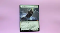 MTG Enduring Angel Angelic Enforcer Innistrad Midnight Hunt Mythic Extended Art - Image 1