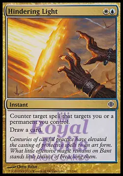 Hindering Light 1x FOIL ALA MTG Shards of Alara Common MINT white blue - Image 1