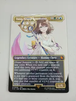 Magic the Gathering Yuna, Grand Summoner (Borderless) Commander MTG NM - Image 1
