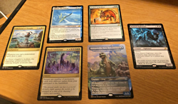 MTG FOIL Babygodzilla, Ruin Reborn Ikoria Pollywog Symbiote, Eerie ultimatum + - Image 1