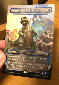 MTG FOIL Babygodzilla, Ruin Reborn Ikoria Pollywog Symbiote, Eerie ultimatum + - Image 4