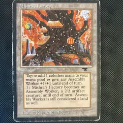 English - MTG Mishra’s Factory (Autumn) - HP - Antiquities - Image 1