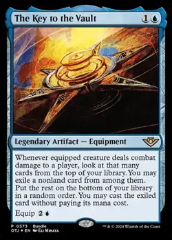 The Key to the Vault - Foil Bundle Promo OTJ NM MTG - Image 1
