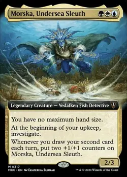 Morska, Undersea Sleuth - Foil Extended Art MKC NM MTG - Image 1