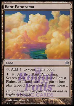 Bant Panorama 1x FOIL ALA MTG Shards of Alara Common MINT land - Image 1