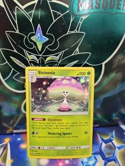 SHIINOTIC 17/149 HOLO RARE POKEMON TCG: SUN & MOON BASE SET - Image 1