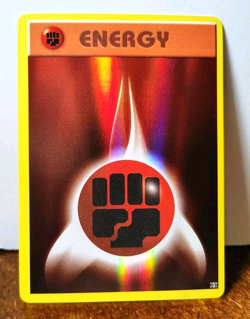 POKEMON FIGHTING ENERGY 96/108 REVERSE HOLO EVOLUTIONS NEAR MINT - Image 1