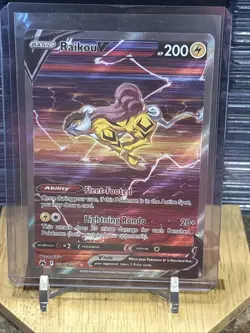 Raikou V Gg41/Gg70 Crown Zenith: Galarian Gallery Holo Rare V Pokemon TCG - NM! - Image 1