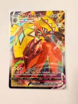 Tapu Koko VMAX 51/163 Ultra Rare Holo Battle Styles 2021 Pokemon TCG Near Mint - Image 1