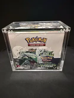 2018 Pokemon Sun & Moon Celestial Storm Factory Sealed Booster Box W/ Acrylic - Image 1