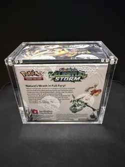 2018 Pokemon Sun & Moon Celestial Storm Factory Sealed Booster Box W/ Acrylic - Image 2