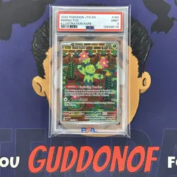 PSA 9 MINT 2025 Pokemon Journey Together MARACTUS #160 Illustration Rare - Image 1