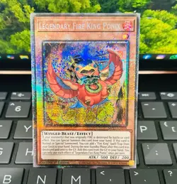 Yugioh Legendary Fire King Ponix MP25-EN048 Starlight Rare 1st Ed Near Mint - Image 1