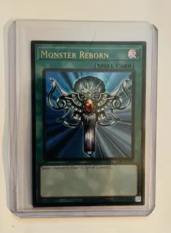 Monster Reborn LOB-EN118 Ultra Rare Yugioh 25th Ann. Legend of Blue Eyes MINT - Image 1