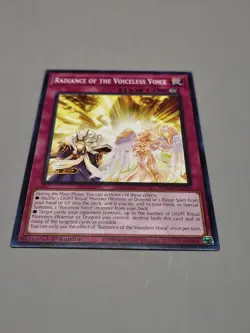 1st Ed Radiance of the Voiceless Voice PHNI-EN076 Yugioh - Image 1