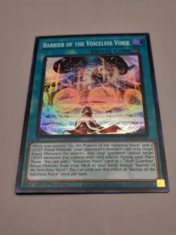 1st ed Barrier of the Voiceless Voice super rare PHNI-EN067 Yugioh - Image 1