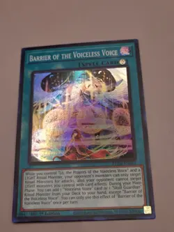 1st ed Barrier of the Voiceless Voice super rare PHNI-EN067 Yugioh - Image 2